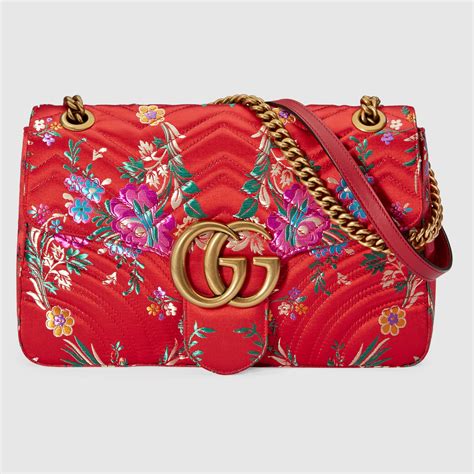 gucci marmont flowers|gucci marmont bag from nancy.